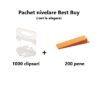 Set 1000 clipsuri si 200 de pene CONFORT pentru plăci cu grosimi între 3 și 12 mm