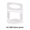 Set 1000 clipsuri CONFORT pentru plăci cu grosimi între 3 și 12 mm